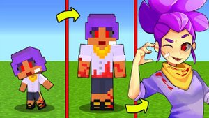 КАК МЕНЯЛАСЬ БРАВЛЕР ШЕЛЛИ EXE И ЕЕ ЖИЗНЕННЫЙ ЦИКЛ В МАЙНКРАФТ! ЭВОЛЮЦИЯ MINECRAFT BRAWL STARS EXE