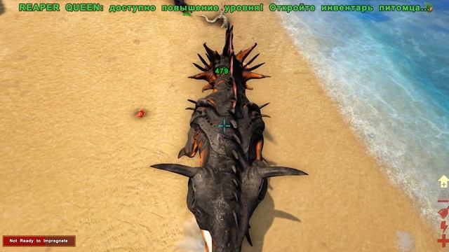 КОРОЛЕВА ЖНЕЦ И ЕЁ ДЕТЕНЫШ - ARK Survival Evolved Play as Dino смотреть онлайн