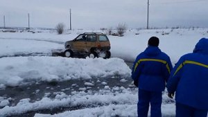Ока 4×4 полный привод! чистим озеро