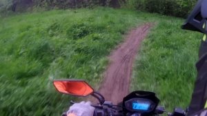 Мини грязная покатушка/тест драйв по грязи Motoland MX125 Honda grom MSX 125