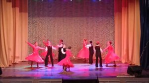 "Вальс" Образцовый ансамбль спортивного бального танца "Надежда"