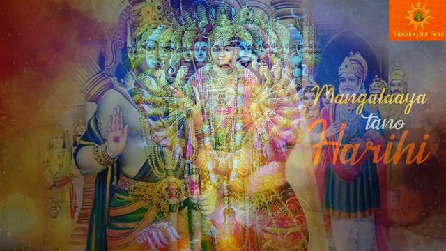 Popular Vishnu Mantra  Mangalam Bhagwan Vishnu Mangalam Garunadhwajah  वषण मतर With Lyrics