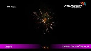 Батарея салютов Maxsem, 1,2"-19 залпов + 2 яруса, SHOW TIME, M1253
