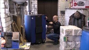 Установка терморегулятора и заслонки на новый котёл