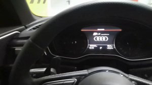 Актуальный уровень масла на приборке Audi A4 B9
