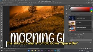 How to use the Hand Tool and Rotate Tool Photoshop Basic