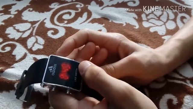 Как настроить лед часы Adidas смотреть онлайн