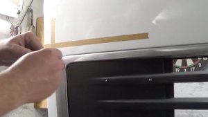 Как приклеить буквы на авто обратно, скотч 3м