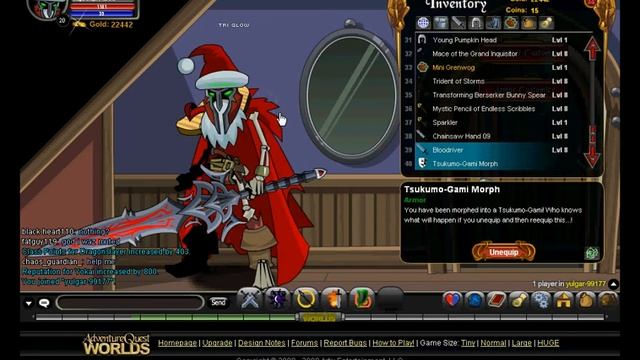 AQWorlds Armor Bug Re:Tsukumo-gami Morph смотреть онлайн