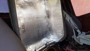 Виброизоляция крышки капота Уаз 3303 результат