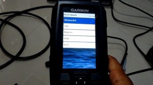 cara setting fish finder garmin striker 4  plus