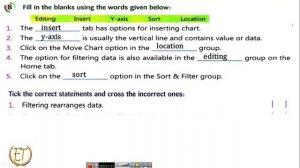 class 7 computer chapter 3 questions and answers | Advance Formatting in MS Excel 2010 in hindi