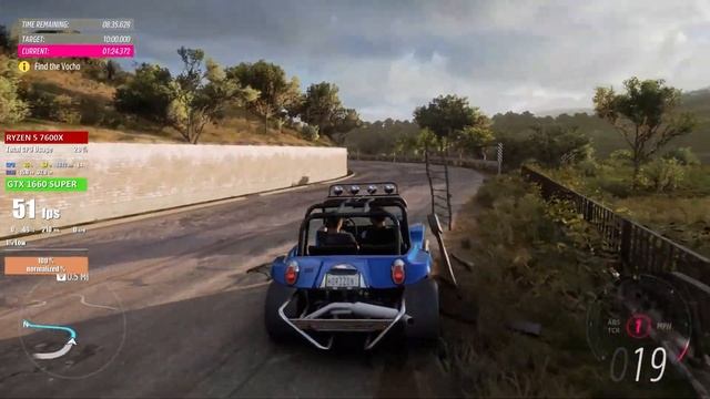 Forza Horizon 5 | GTX 1660 Super + Ryzen 5 7600X | Ultra Graphics 1080p смотреть онлайн