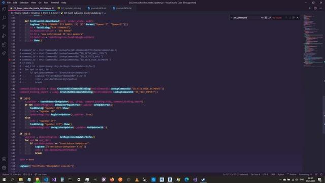 RevitAPI. Event subscribe inside Updater. CommandBinding.