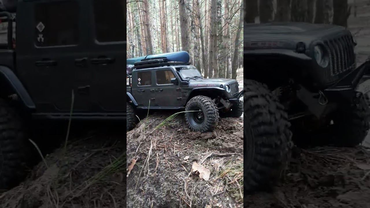 Rubicon покоритель бездорожья  #offroad #rc #rcscale #axial