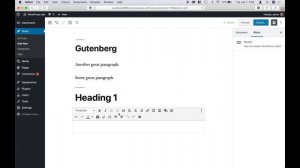 The new blocks in the WordPress 5 editor (Gutenberg)