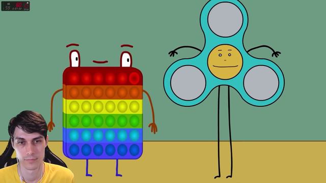 ПОП ИТ.EXE YБИЛ СПИННЕР ?! - СБОРНИК МУЛЬТОВ про Поп Ит, Симпл Димпл и Спинер Реакция смотреть онлайн