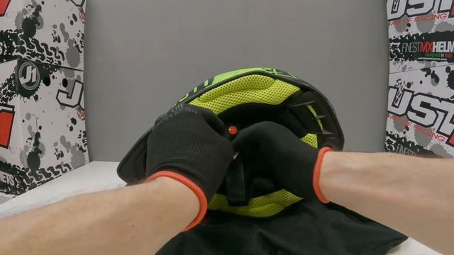 Шлем (кроссовый) JUST1 J38 MASK зеленый/серый/черный глянцевый (2021), 98moto.ru