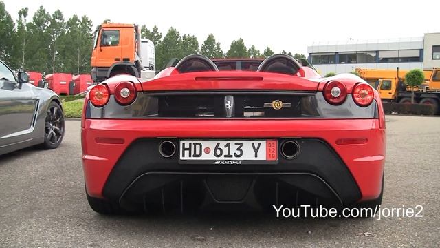 Ferrari 430 Scuderia 16M Spider Sound!! Revs + accelerations! - 1080p HD смотреть онлайн