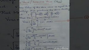 Lec 30 - Average Value | RMS Value | Peak factor | Form factor | NETWORKS