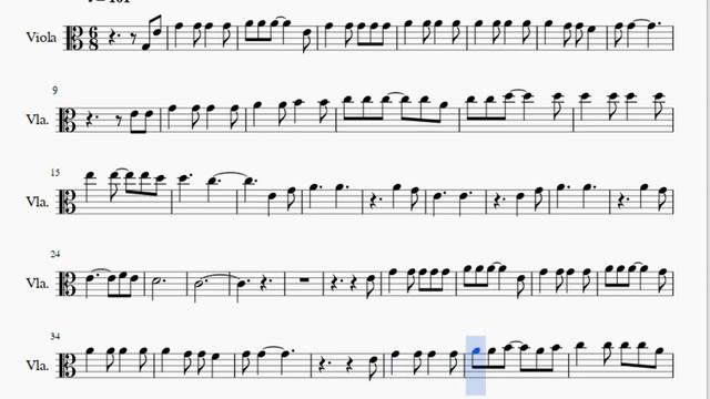 Viola Sheet Music: How to play Hallelujah by Leonard Cohen смотреть онлайн