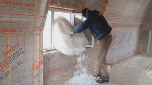 Подготовка крыши без контробрешетки под утепление. Часть 2. Утепление каркаса крыши.