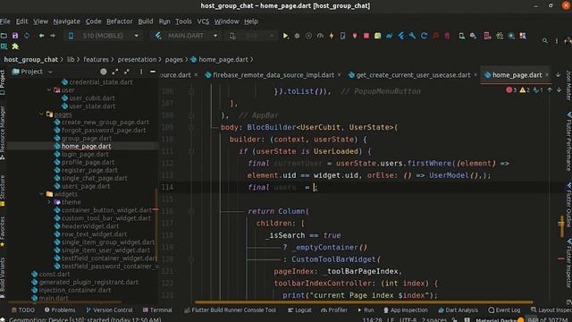 Group Chat Learn Flutter Firebase + Clean Architecture  - Part 13 (Flutter Tutorial)