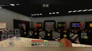 Карта Five Nights At Freddy's 1 в Minecraft