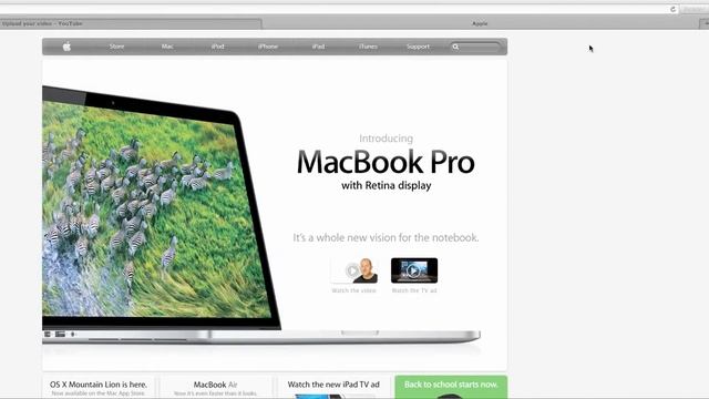 Mac OSX 10.8 - Safari Full Screen Mode смотреть онлайн