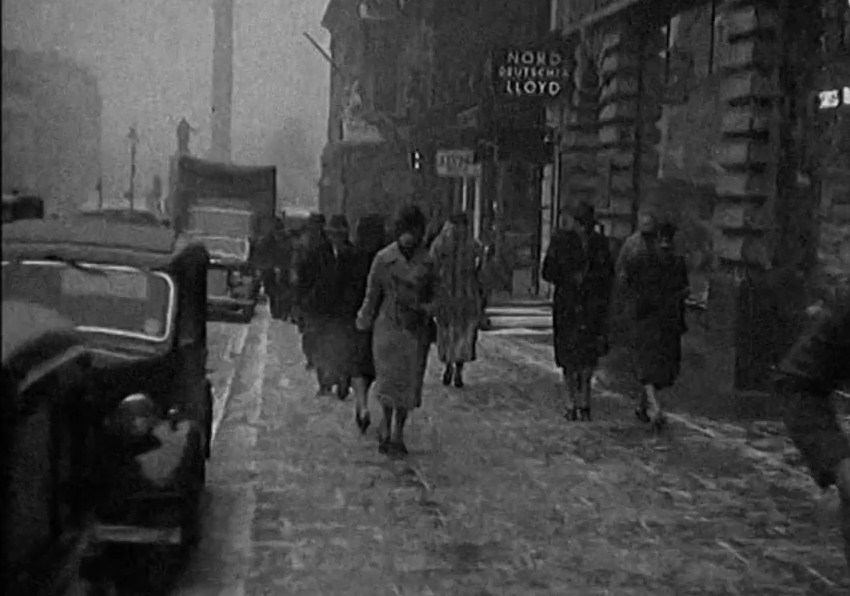 Кинохроника. Зима 1938 Лондон, Англия. Winter 1938 - London, England.