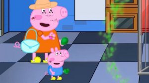PEPPA PIG ZOMBIE APOCALYPSE - Revenge of ZOMBIE ALIENS | Peppa Pig Funny Animation