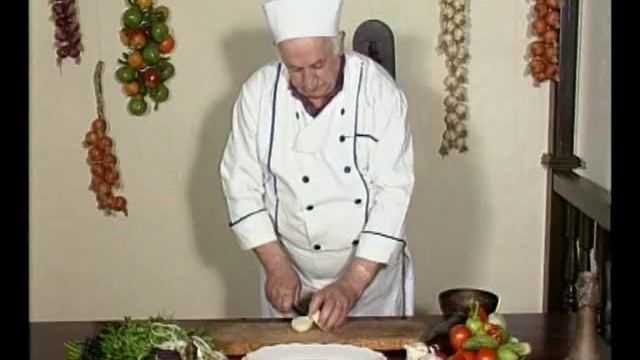 Грузинская закуска. Как правильно нарезать овощи и зелень? Грузинская кухня. Рецепт ТВ