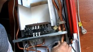 Газовый котел ROC OPTIMA, небольшая реставрация. (gas boiler ROC OPTIMA, small restoration.)