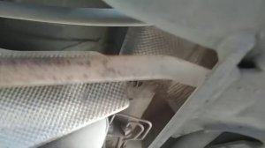 Вибрация выхлопной трубы Рено Логан 2 часть 2