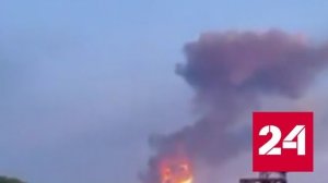 Взрыв в Хмельницкой области сняли очевидцы - Россия 24
