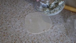 ЛЕПЕШКИ ЧУДУ  С ТВОРОГОМ И ЗЕЛЕНЬЮ/  НА СУХОЙ СКОВОРОДЕ