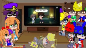 Past Afton's + Tormentors (After The Bite) Reacts To ??? (My Au)
