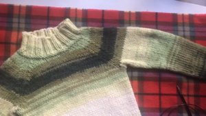 Как Вязала Детский Свитер Реглан снизу спицами из пряжи Alize Lanagold