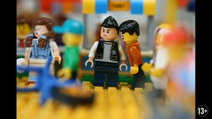 Гараж, лего анимация, танцы / Garage, Lego animation, dancing