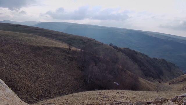 Предгорье Большого Кавказа в 4к 60fps -3часть. Долина нарзанов. Горы в Апреле месяце. Футажи гор.