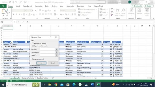 YO19_Excel_Ch06_PS1_Automobiles|YO19 Excel Ch06 PS1 Automobiles@MyITLabHelper