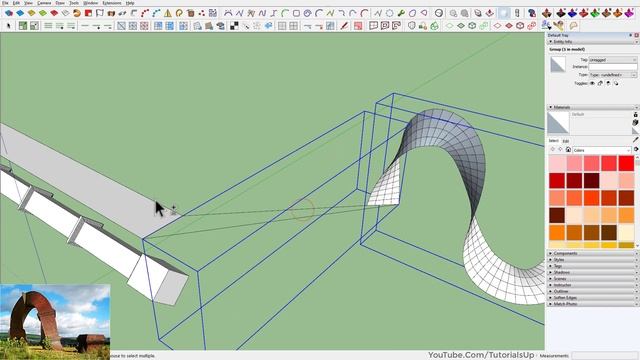 The Twisted Chimney Model in SketchUp - TutorialUp смотреть онлайн