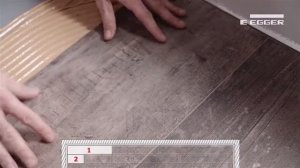 Укладка клеевым способом композитного покрытия Эггер.Glue down installation of EGGER Design Floorin