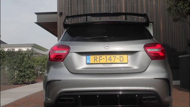 Mercedes-Benz A45 AMG SOUND! Cold start, revs, accelerations and launch control смотреть онлайн