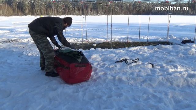 Демонтаж палатки Мобиба МБ-552 М2 в реальных условиях смотреть онлайн