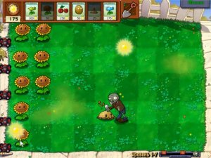 Plants vs Zombies / Adventure 1 Day 7 / Растения против Зомби / Прохождение