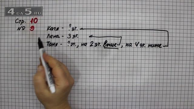 Страница 10 Задание 9 – Математика 3 класс Моро – Учебник Часть 2 смотреть онлайн