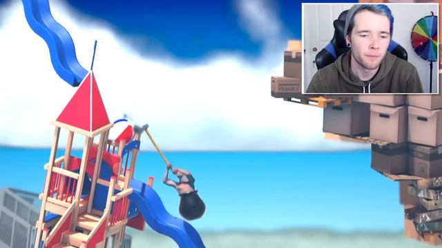 I'M NEVER PLAYING THIS GAME AGAIN.... (Getting Over It #2) смотреть онлайн