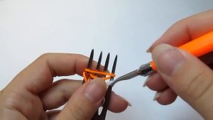 Как плести браслеты из резинок на вилке плетение без станка