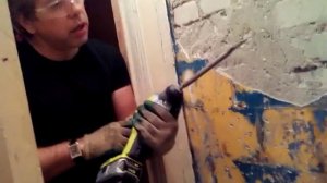 Ryobi аккумуляторный перфоратор, R18SDS в работе